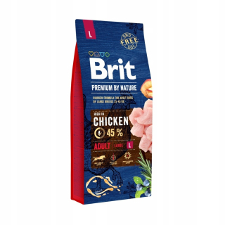 Suché krmivo pre psy granule - Prémia brit od prírody dospelý L 15 kg