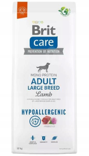 BRIT Care Dog Hypoalergénne dospelé veľké jahňacie mäso 12 kg