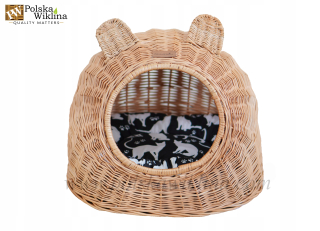 Odpočivadlo pre mačky - Wicker Booth pre výrobcu mačky a psa+ vankúš
