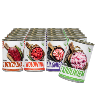 Konzervy mokré krmivo pre psa - Bult TUF TUF Food For Dog Mix Chuť 24x800g