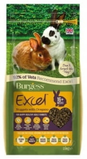 Burges Excel Rabbit s oreganom 2 kg d/ králičie