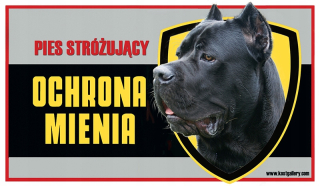 Výstražná doska trstiny Corso