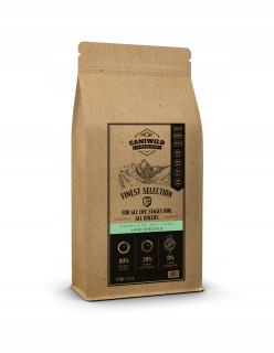 Suché krmivo pre psy granule - Caniwild Final Vyberte 80/20/0 každý vek 12 kg