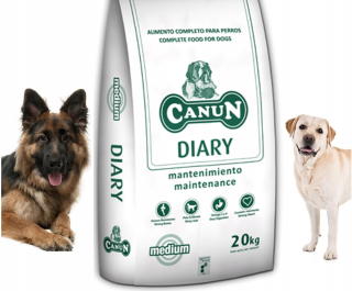 Suché krmivo pre psy granule - Denník Canun pre seniorov Labrador Shepherd 20 kg