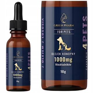 Oleje a tuky pre mačky a psy Green Pharm oil 33 ml 30 g 1 ks.