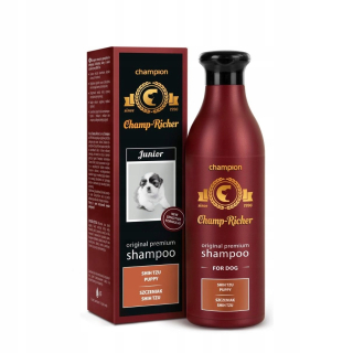Cez zoologickú prémiovú šampón pre tmavý kabát 250 ml