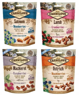 Maškrty pre psy - Carnilove Snack Mix 4x 200g šaty pre psa