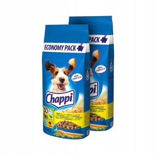 Krmivo pre psy - Chappi Kuracie a zelenina 13.5kg X2 (27 kg)