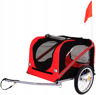 Prepravná taška pre psa -  Príves bicyklov Dibea pre psov 77 x 60 x 56 cm