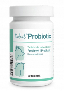 Vitamíny pre mačky - Dolfos Dolvit probiotic 60tab probiotický