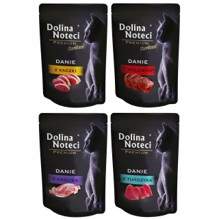 DOLINA NOTECI KOT Sterilizovaný MIX príchutí 20x85g