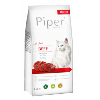 Granule pre mačky - Noteć Valley Piper Premium hovädzie mäso 3 kg hovädzie mäso