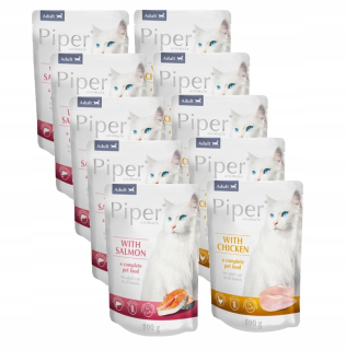 Konzerva pre mačky - Noteć Valley Piper Kot Mix chutí 20 x 100 g