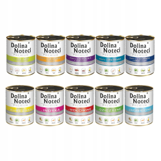 Konzervy mokré krmivo pre psa - Noteci Valley Premium Mix 10 príchutí 30x800 g