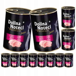 Konzerva pre mačky - Noteci Valley Premium Cat Junior Indyk 12x400g