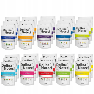Konzervy mokré krmivo pre psa - Premium Noteci Valley Sasket Mix chutí 30x 500g