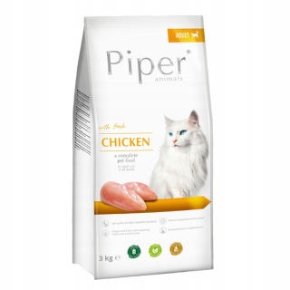 Granule pre mačky - Piper Premium noteć údolie s kuracím 3 kg