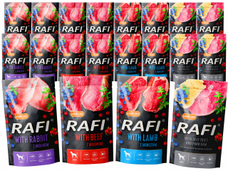 RAFI Vrecúško na mokré krmivo 20x500g