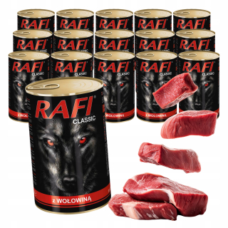 Rafi mokré krmivo hovädzie 18,6 kg