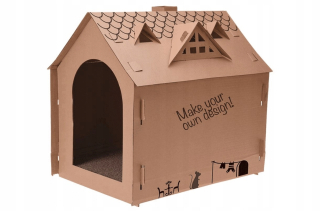 Pelech pre Mačky - Chata Cat od 48x44x36cm Carton