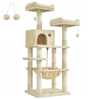 Odpočivadlo, škrabadlo pre mačku - Cat's Cat Tree 143 cm jaskynná paluba