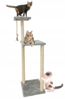 Odpočivadlo, škrabadlo pre mačku - Drapak veľký pre Cat Lair Sizal Tower 156 cm