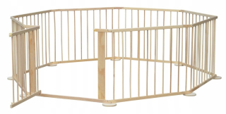 Klietka, ohradka pre psa - Drevená veľká klietka playpen pre farmu psov