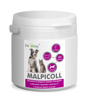 Dromy Malpicoll 250G kolagén+kĺby mačiek Acerola