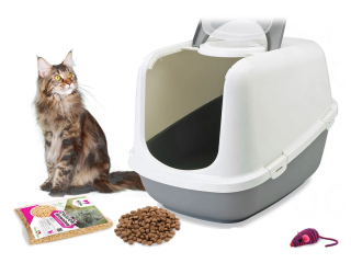 Toaleta pre mačku - BIG CUVETTE INDOOR PRE CAT Maine Coon Lorter Karma