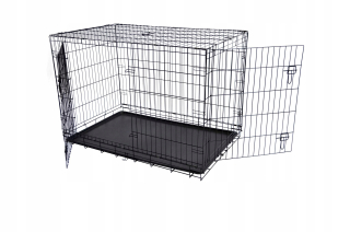Klietka, ohradka pre psa - Veľký Kovový klietka pre psov 106x73x80 xxxl