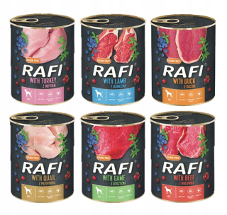 Krmivo pre psy - Noteci Noteci Noteci RAFI Dospelý MIX Flavors 24x800g