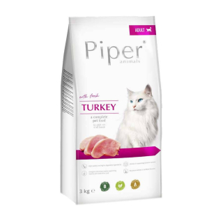 Sucha karma dla kota Piper z indykiem 3 kg