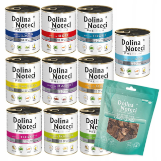 Dolina Noteci Krmivo pre psov PREMIUM MIX Smaków 20x800g