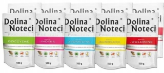 Konzervy mokré krmivo pre psa - Noteci Valley Premium Sasket 30x500g Mix príchutí