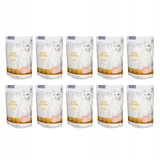 Konzerva pre mačky - Noteć Valley Super Food Mix Chutes Cat 10x85g