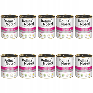 Konzervy mokré krmivo pre psa - Premium notoci údolie bohaté na Turecko 10 x 800 g