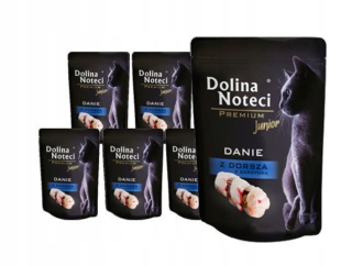 Konzerva pre mačky - Noteci Valley Premium Junior 85 G Cod s Sardine