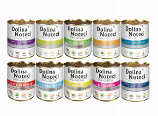 DOLINA NOTECI krmivo pre psov v konzerve MIX CHUTÍ 800g