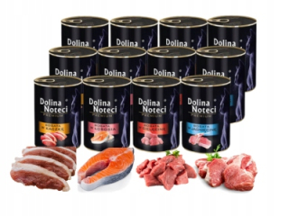 Mix príchutí Dolina Noteci Premium Cat 12x400g
