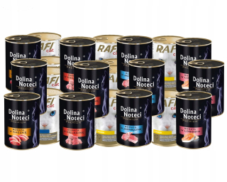 Mix príchutí Dolina Noteci Premium Kot 12x400g