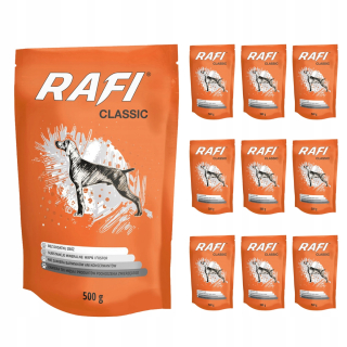 Konzervy mokré krmivo pre psa - Rafi Classic Noteć Valley bez obilnín 10x500g