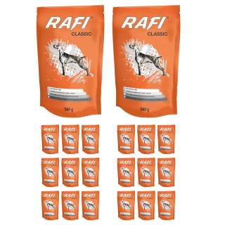 Konzervy mokré krmivo pre psa - Noteci Rafi Valley Mix Smaks Balíček 20x 500g