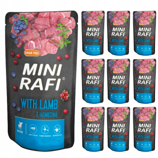 Konzervy mokré krmivo pre psa - Noteć Valley Rafi Mini Lamb 10x150G