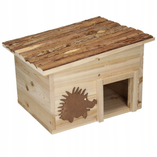 Klietka pre zajace, morčatá - Domček pre ježka 34x28x22 drevený