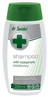 Dr Seidel Iodophor šampón pre psov 220 ml