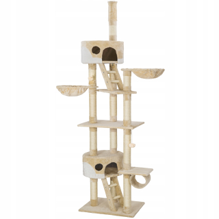 Škrabadlo pre mačku - Drapak pre béžovú mačku 240-260cm 401639
