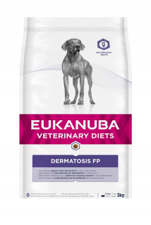 Suché krmivo pre psy granule - Eukanuba veterinárna diéta dermatóza fp 12 kg