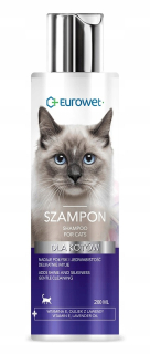 Farba šampónu Eurowet a starostlivosť o mačky