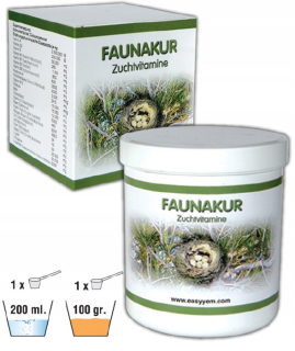 Vitamíny pre exotické vtáctvo - Easyym faunakur 500g Chov
