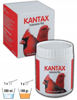 Vitamíny pre exotické vtáctvo - Easyym Kantax 250g červené farbivo